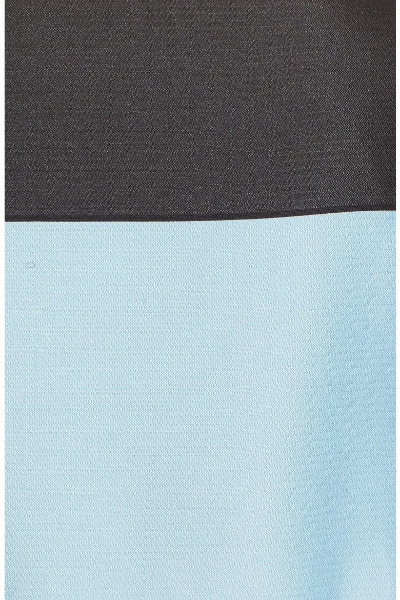 'Lovell' Sleeveless Dress, Alternate, color, ORANGE/ SKY BLUE/ GREY