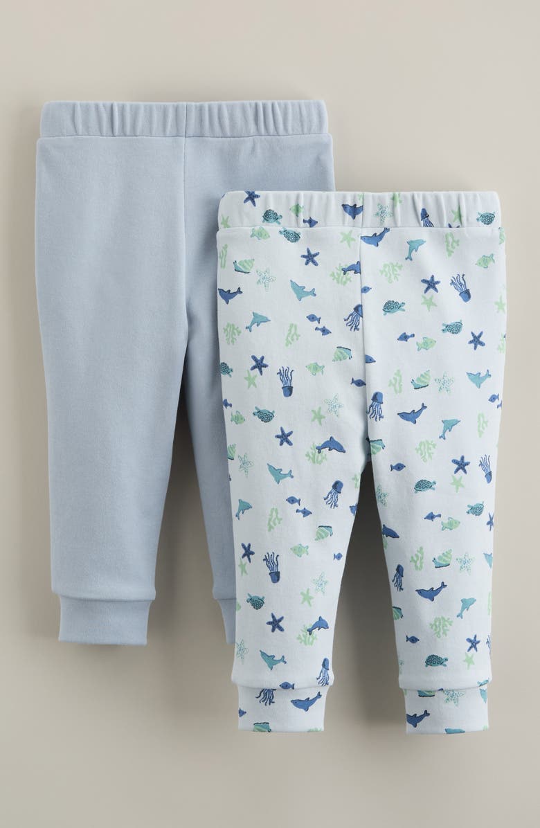 Nordstrom Assorted 2-Pack Cotton Joggers, Alternate, color, Blue Marine Pack