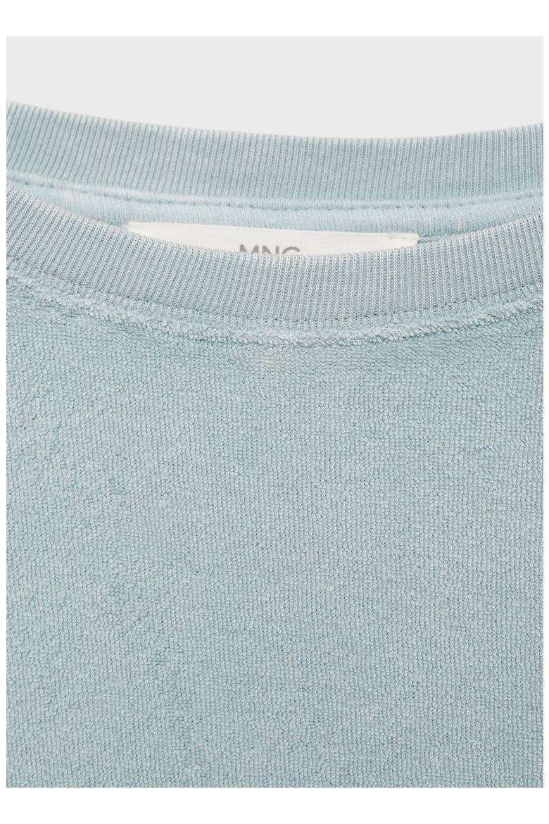 Cotton Blend Terry T-Shirt, Alternate, color, MINT GREEN