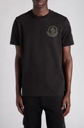Moncler Logo Patch Cotton T-Shirt