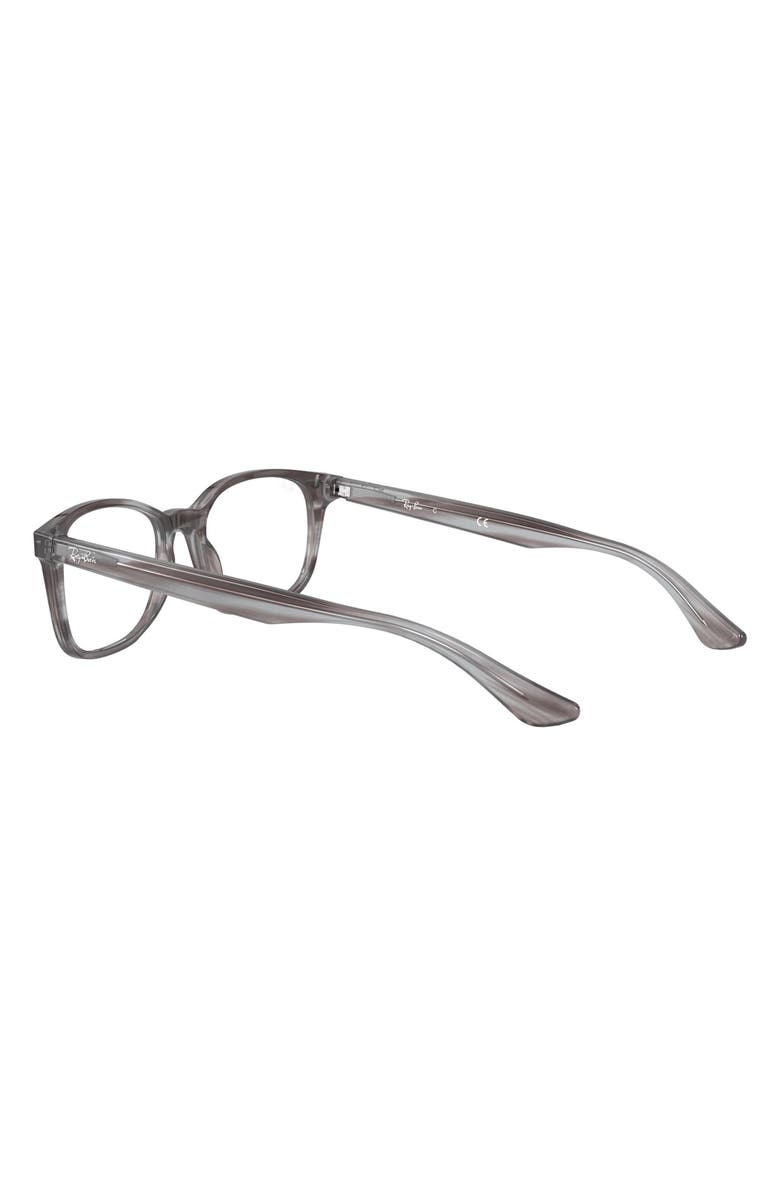 Ray-Ban 53mm Optical Glasses, Alternate, color, Striped Grey