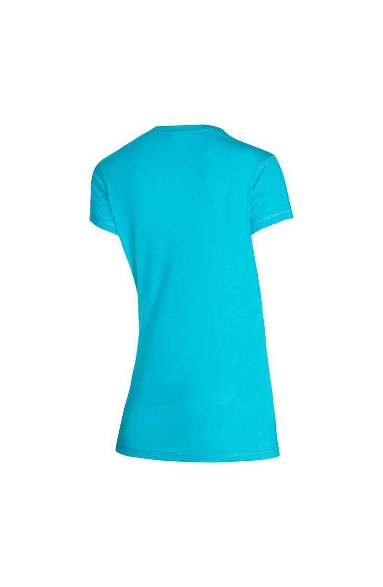 CONCEPTS SPORT Women's Concepts Sport Miami Dolphins Vector T-Shirt & Flannel Pants Sleep Set, Alternate, color, Aqua