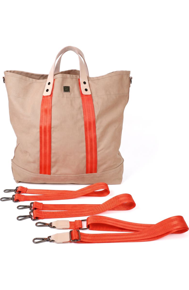 THINK ROYLN Daydream Canvas Tote, Alternate, color, Sandcastle Canvas