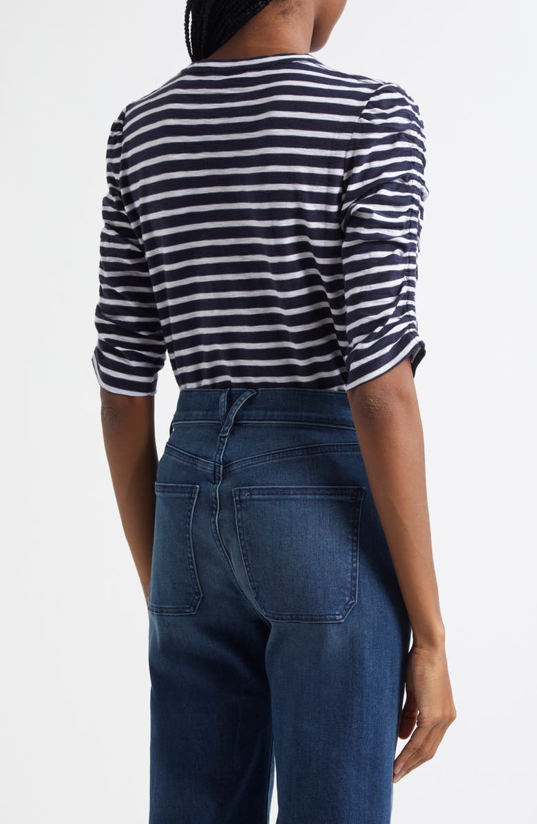 Veronica Beard Waldorf Stripe T-Shirt, Alternate, color, 