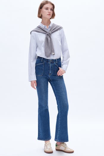 High Waist Flare Jeans