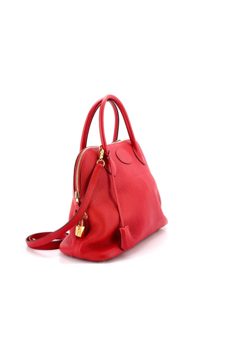 Pre-Owned Hermes Bolide Bag Clemence 31, Alternate, color, Rouge Casaque