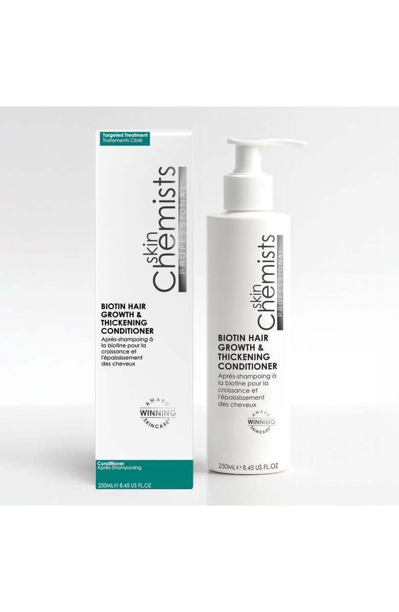 SKINCHEMISTS Biotin Hair Growth & Thickening Conditioner 250ml, Alternate, color, White