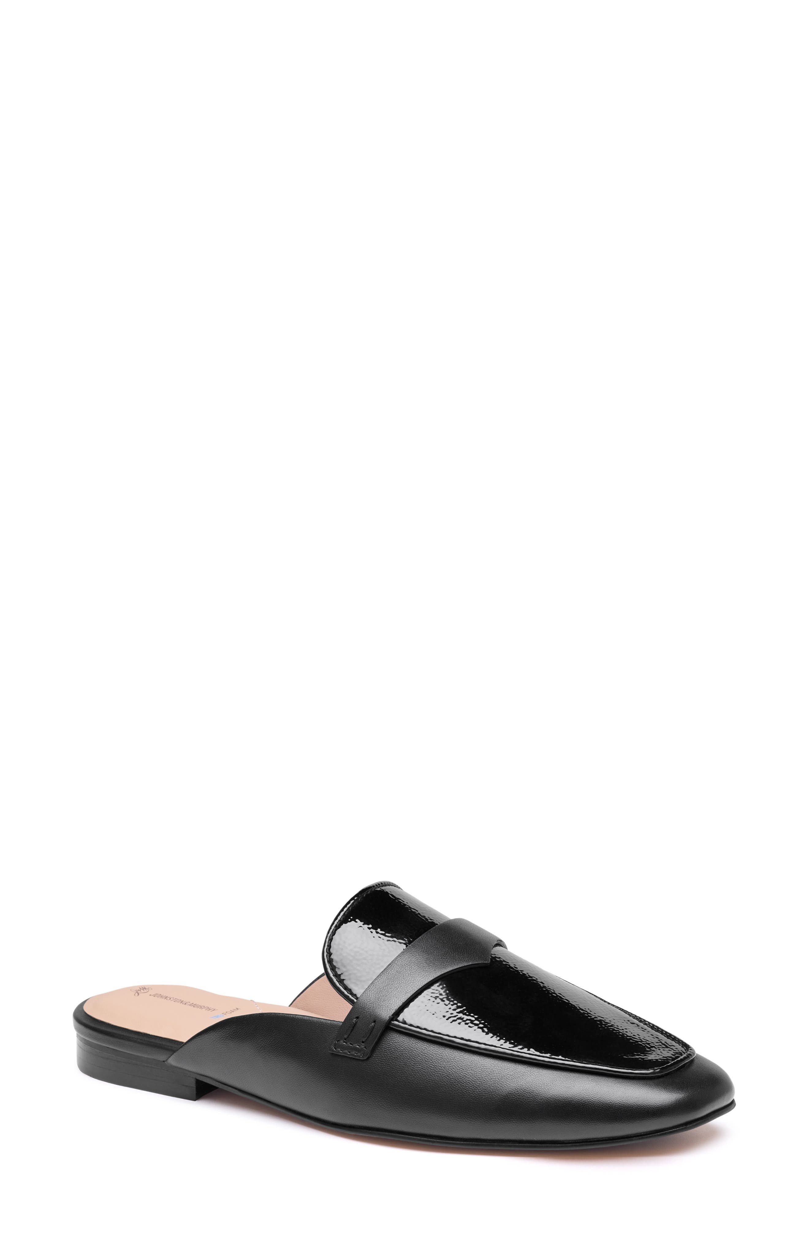 Isabel Penny Mule, Main, color, BLACK LEATHER