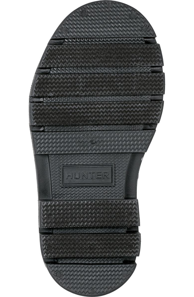 Hunter Kids' Stomper Lace-Up Boot, Alternate, color, Black/Black/White/Red