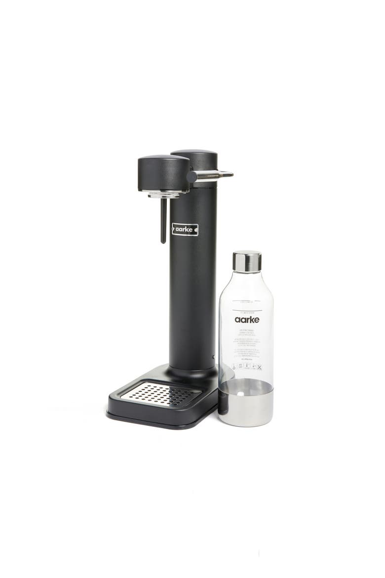 Stainless Steel Sparkling Water Maker, Alternate, color, MATTE BLACK