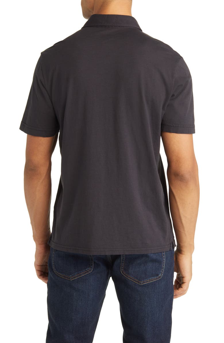 Peter Millar Crown Crafted Journeyman Pima Cotton Polo, Alternate, color, Washed Black