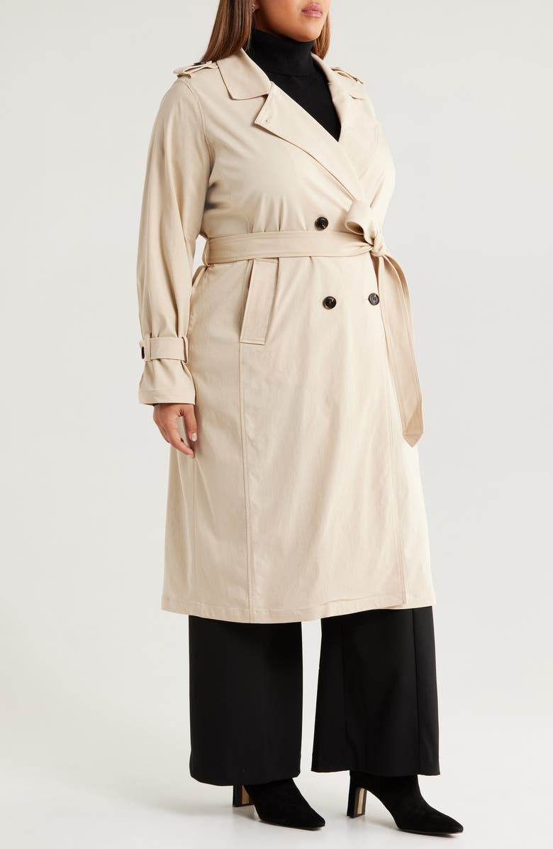 Universal Standard Henning x US Park Soft Trench, Alternate, color, Fog