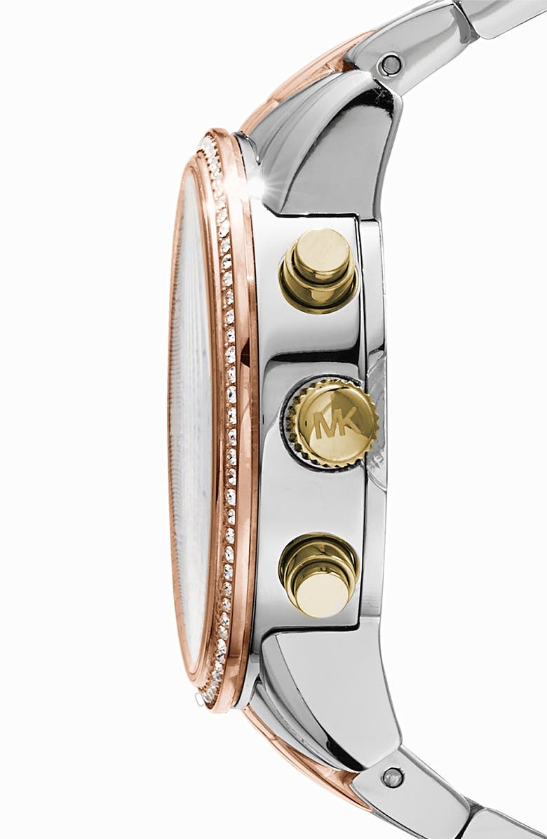 Michael Kors 'Ritz' Chronograph Bracelet Watch, 36mm, Alternate, color, 