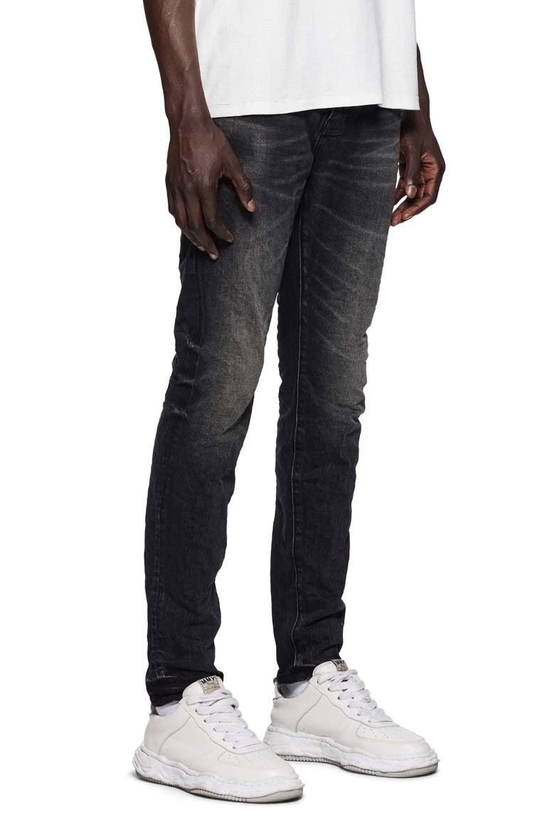 Highgate Skinny Jeans, Alternate, color, BLACK