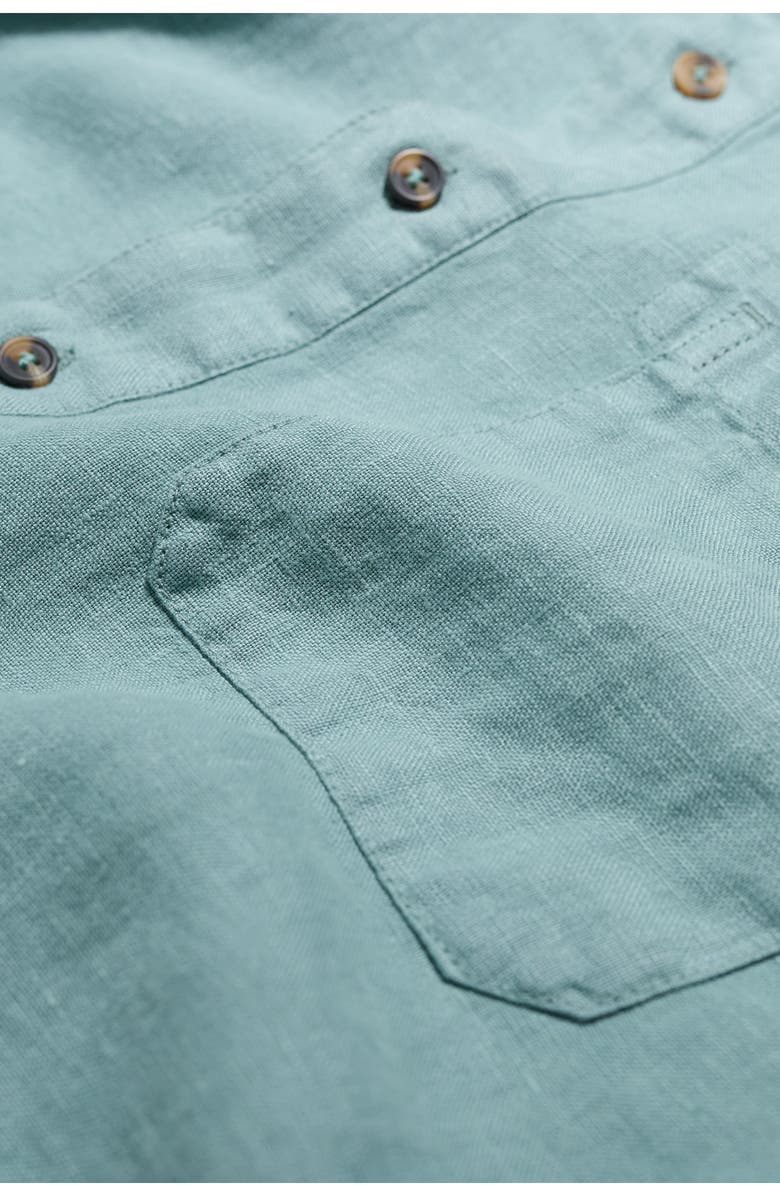 Seasalt Cornwall Artists Linen Popover Shirt, Alternate, color, Enamel