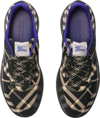スニーカー Burberry Terrace Check Sneakers - Burberry - Linen - Multi 8EE7CF92-1447-4771-8314-