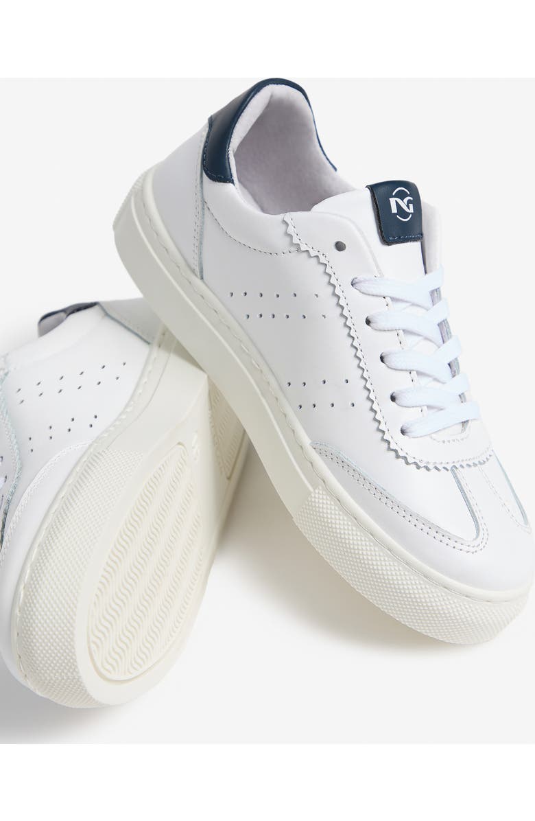 NeroGiardini Retro Low Top Sneaker, Alternate, color, White