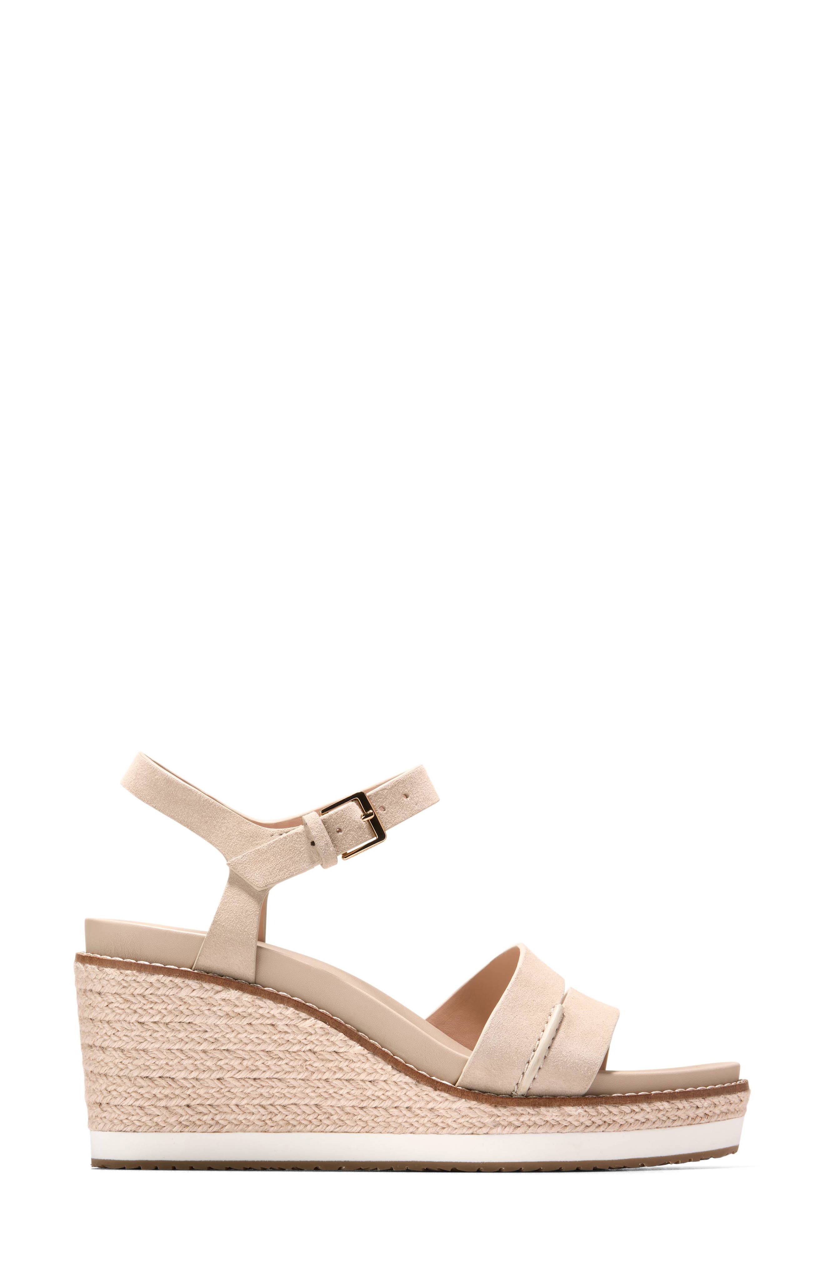 Ronnie Cloudfeel Espadrille Platform Wedge Sandal, Alternate, color, LIGHT SESAME/ NATURAL