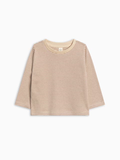 Organic Cotton Turk Long Sleeve Crew (Toddler & Liitle Kids)