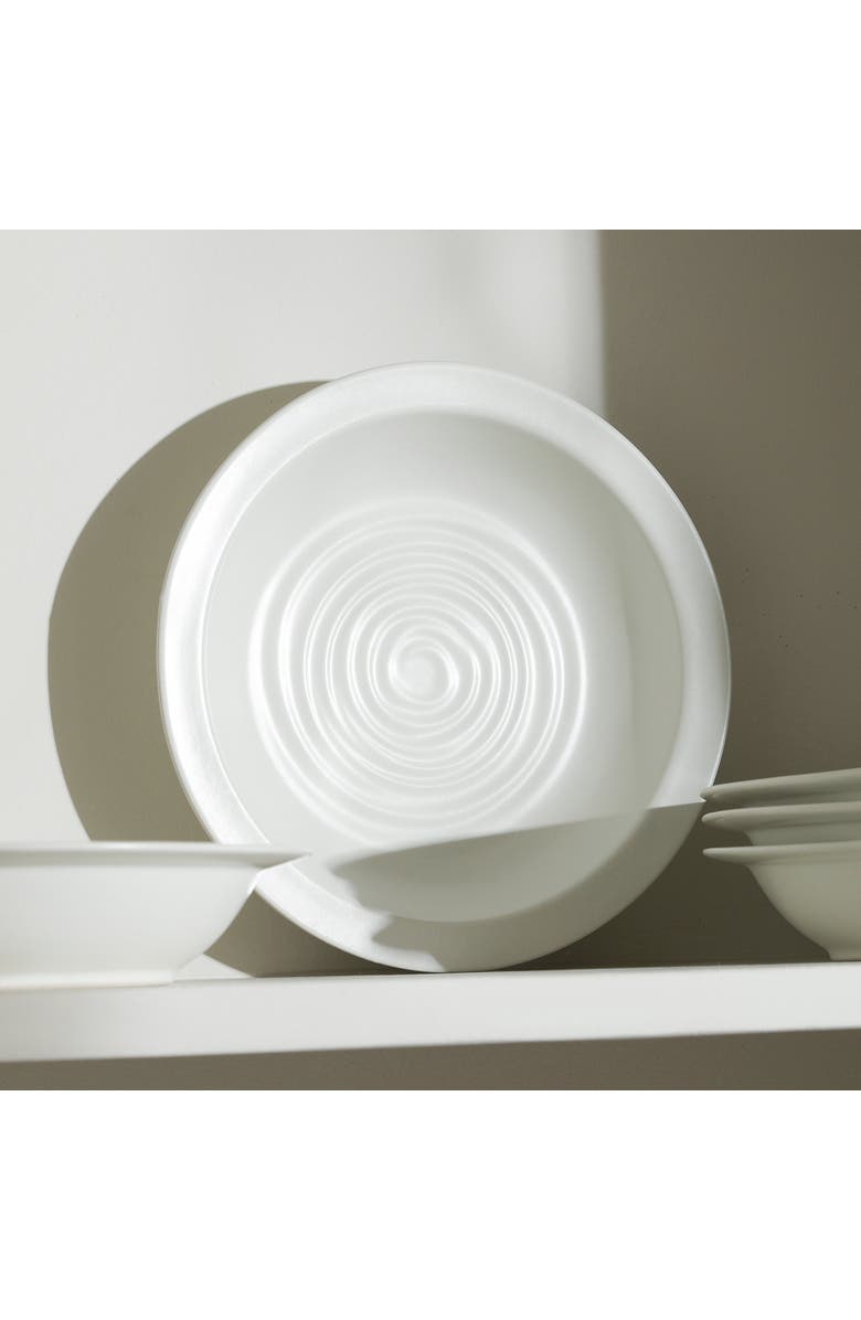 Stone Lain Orbit Stoneware 4-Piece Pasta Bowl Set, Alternate, color, White