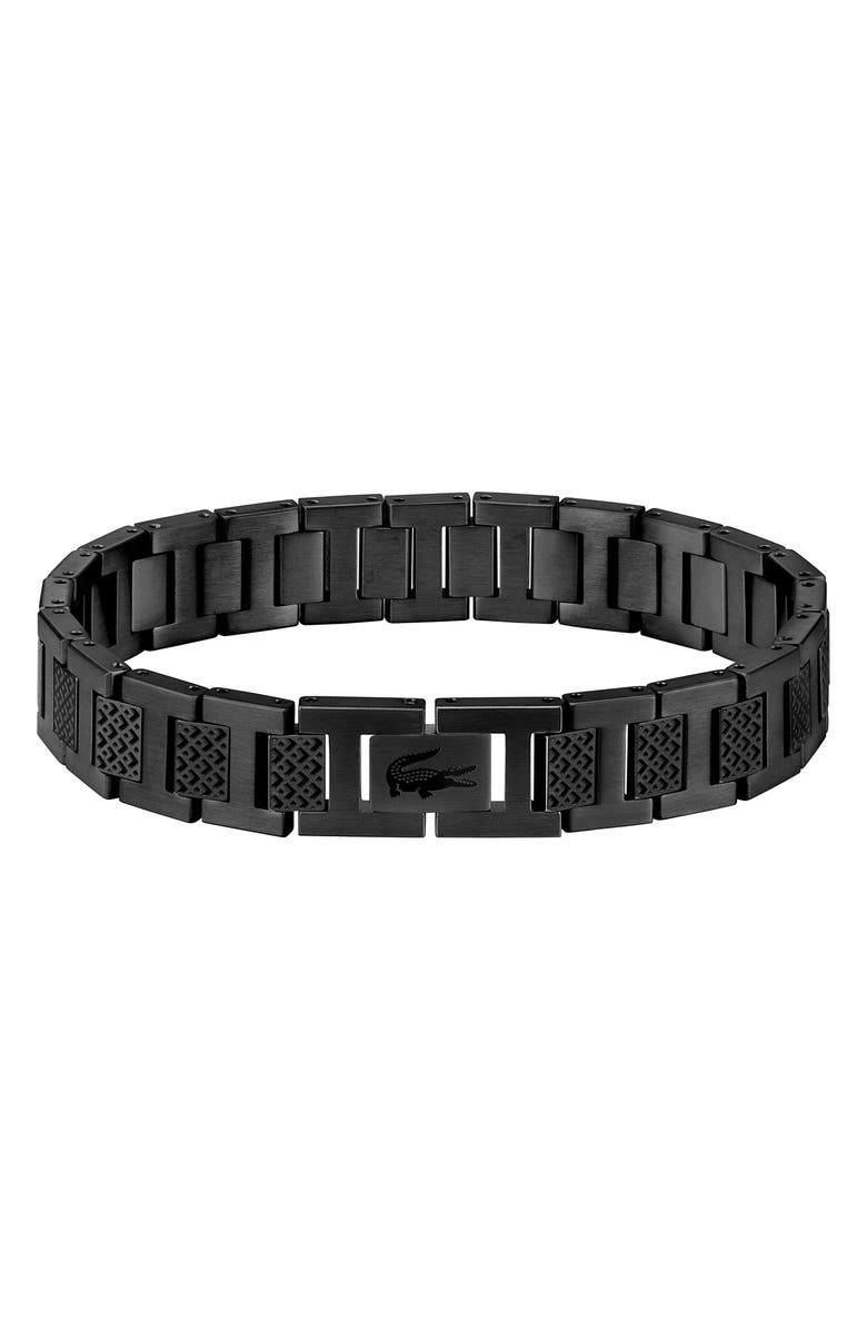 Lacoste Men's Metropole Bracelet, Main, color, Black