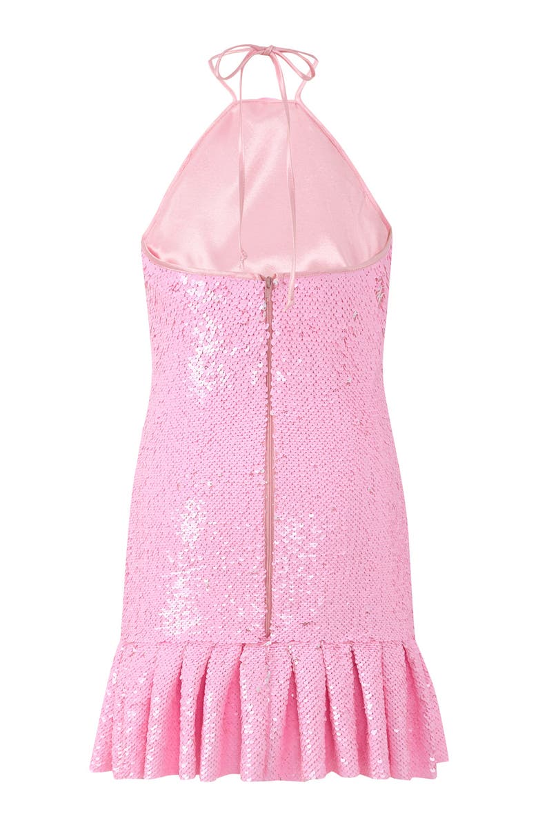 Marlo Kids Valery Sequin Mini Dress, Alternate, color, Pink