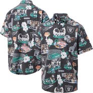Reyn Spooner Men's Reyn Spooner Black Las Vegas Raiders Scenic Button-Down Shirt