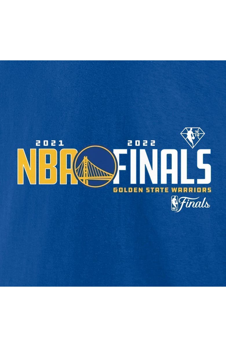 FANATICS Men's Fanatics Branded Royal Golden State Warriors 2022 NBA Finals See The Court T-Shirt, Alternate, color,