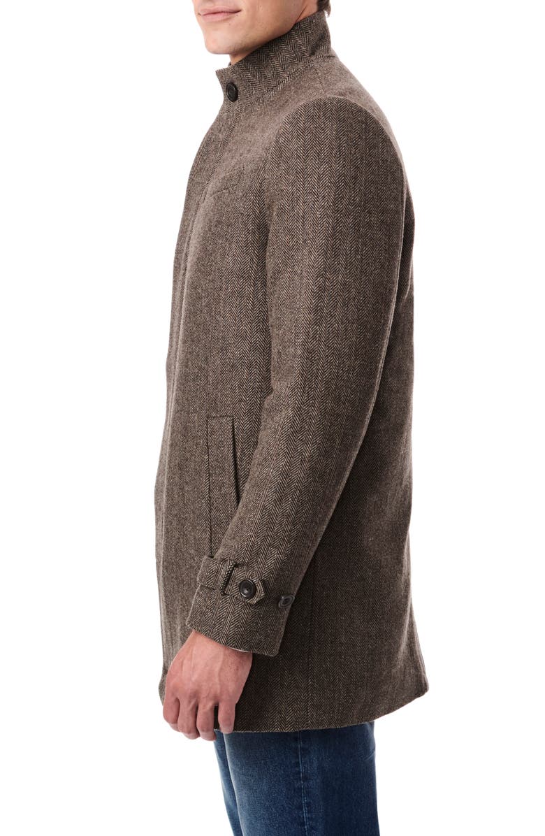 Bernardo Herringbone Jacket, Alternate, color, 