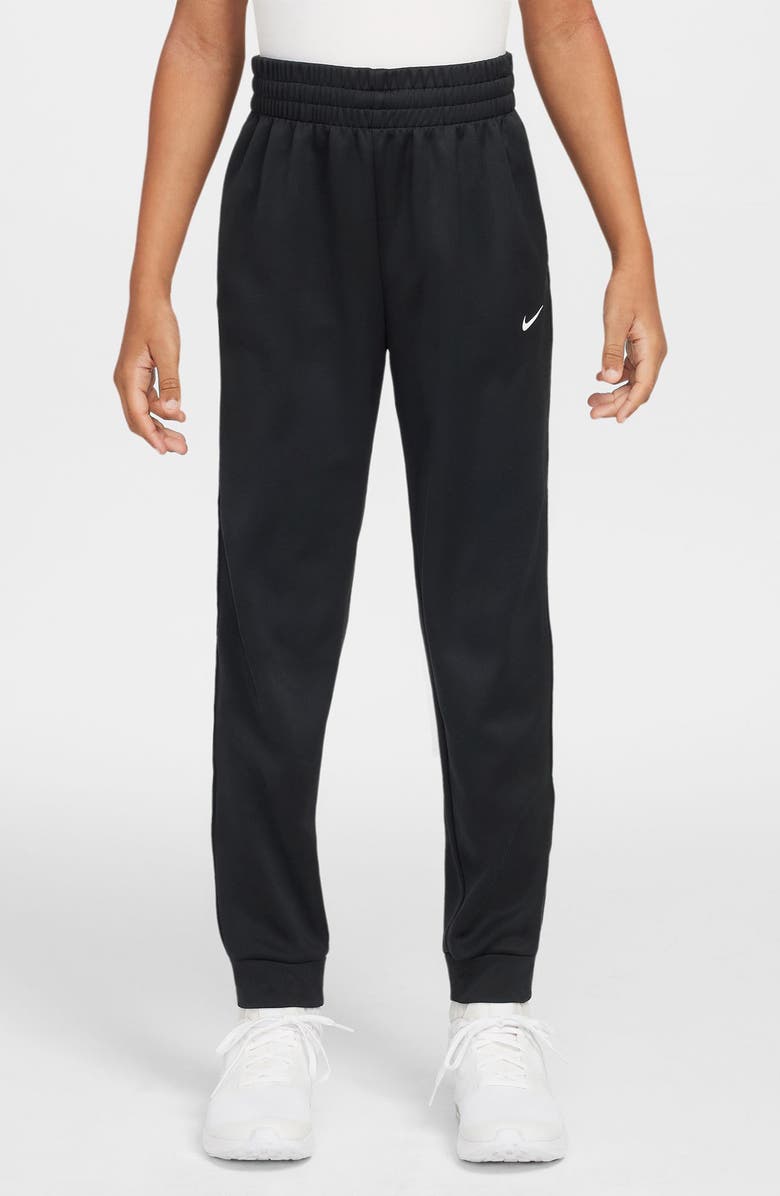 Nike Kids' Knit Joggers, Main, color, Black/ Black/ White