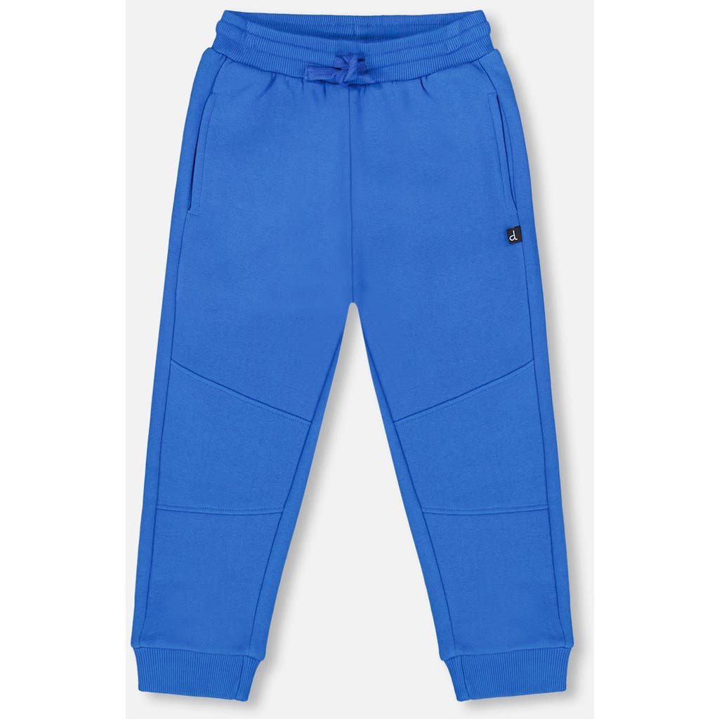Deux Par Deux Fleece Sweatpants In Blue