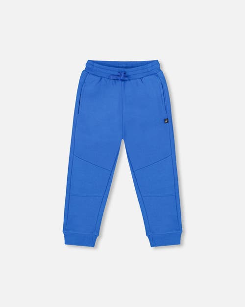 Deux Par Deux Fleece Sweatpants In Blue