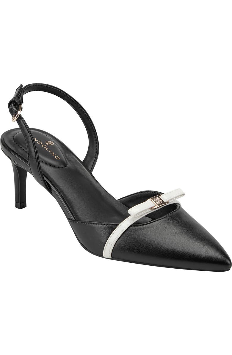 Bandolino Pracen Slingback Pointed Toe Pump, Main, color, Black