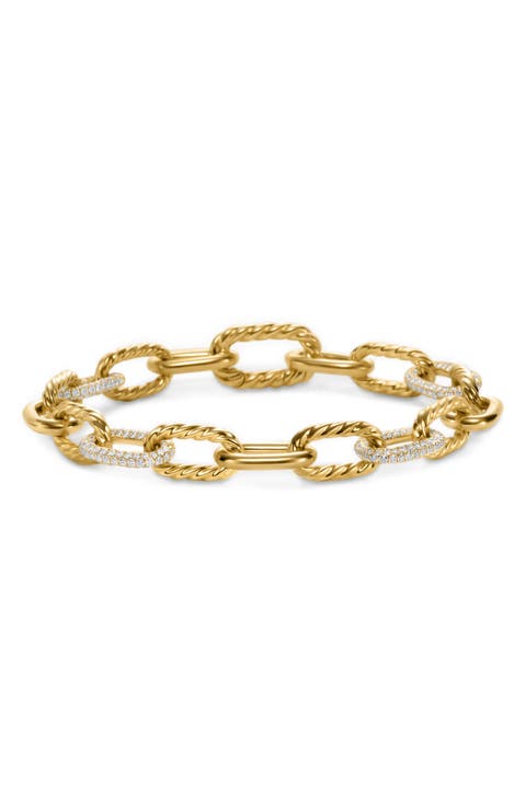 Madison Diamond Pavé Link Bracelet