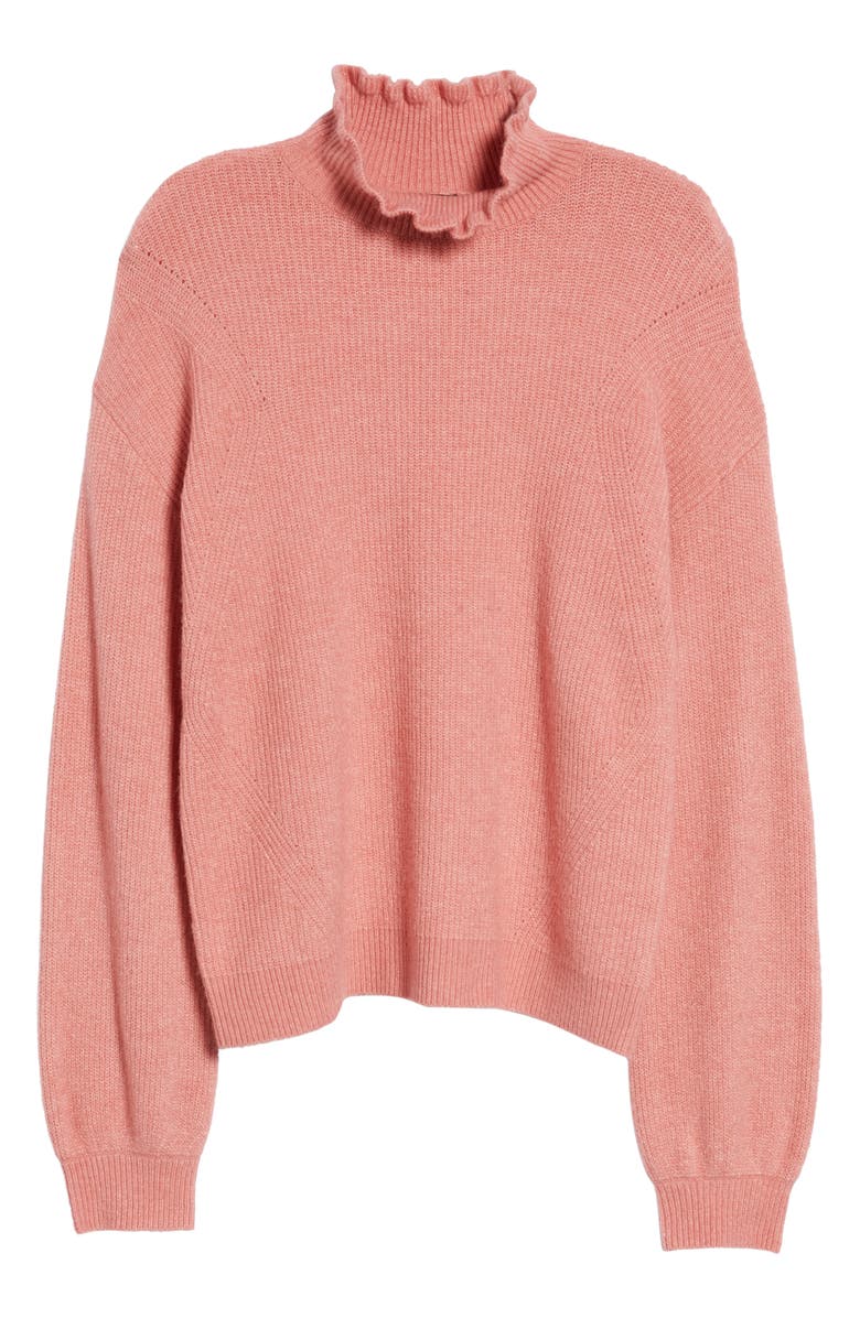 Halogen<sup>®</sup> Ruffle Neck Sweater, Alternate, color,