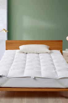 BLUE RIDGE HOME FASHIONS Serta Goose Feather & Down Fiber Featherbed