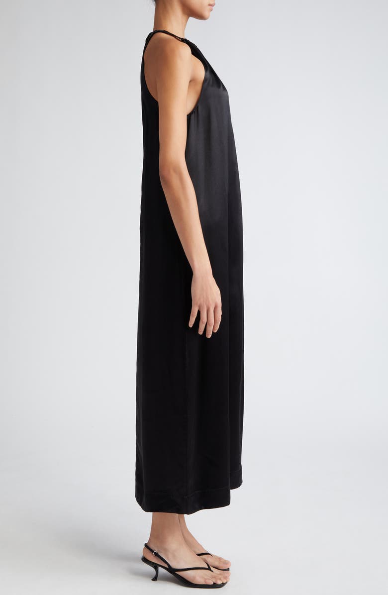 LOULOU DE SAISON Morene Satin Midi Dress, Alternate, color, 