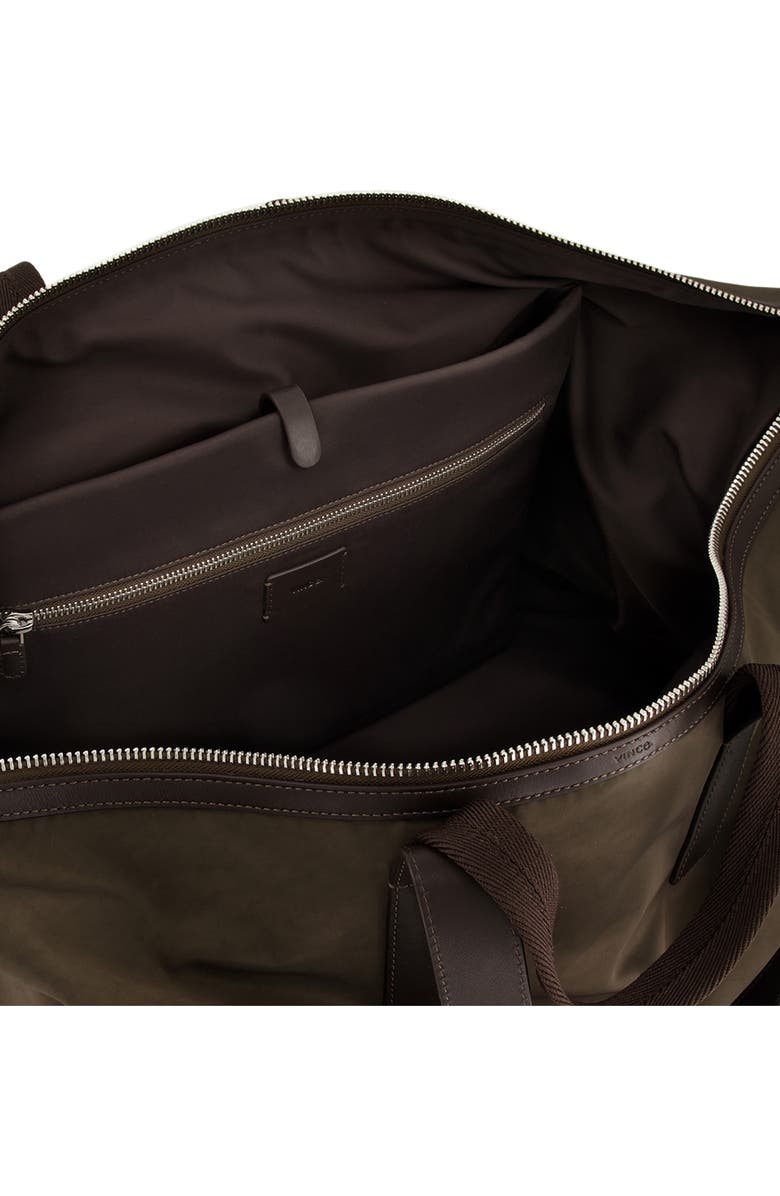 Vince Ventura Recycled Nylon Carryall Shoulder Bag, Alternate, color, Cacao Soft Nylon