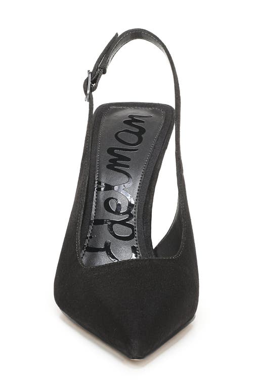 Sam Edelman Odette Slingback Pointed Toe Pump In Black