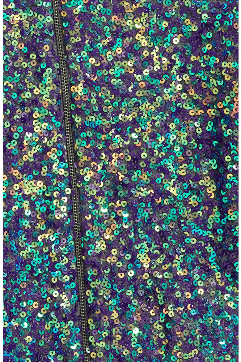 Sequin Bomber Jacket, Alternate, color, PURPLE IRIDESCENT
