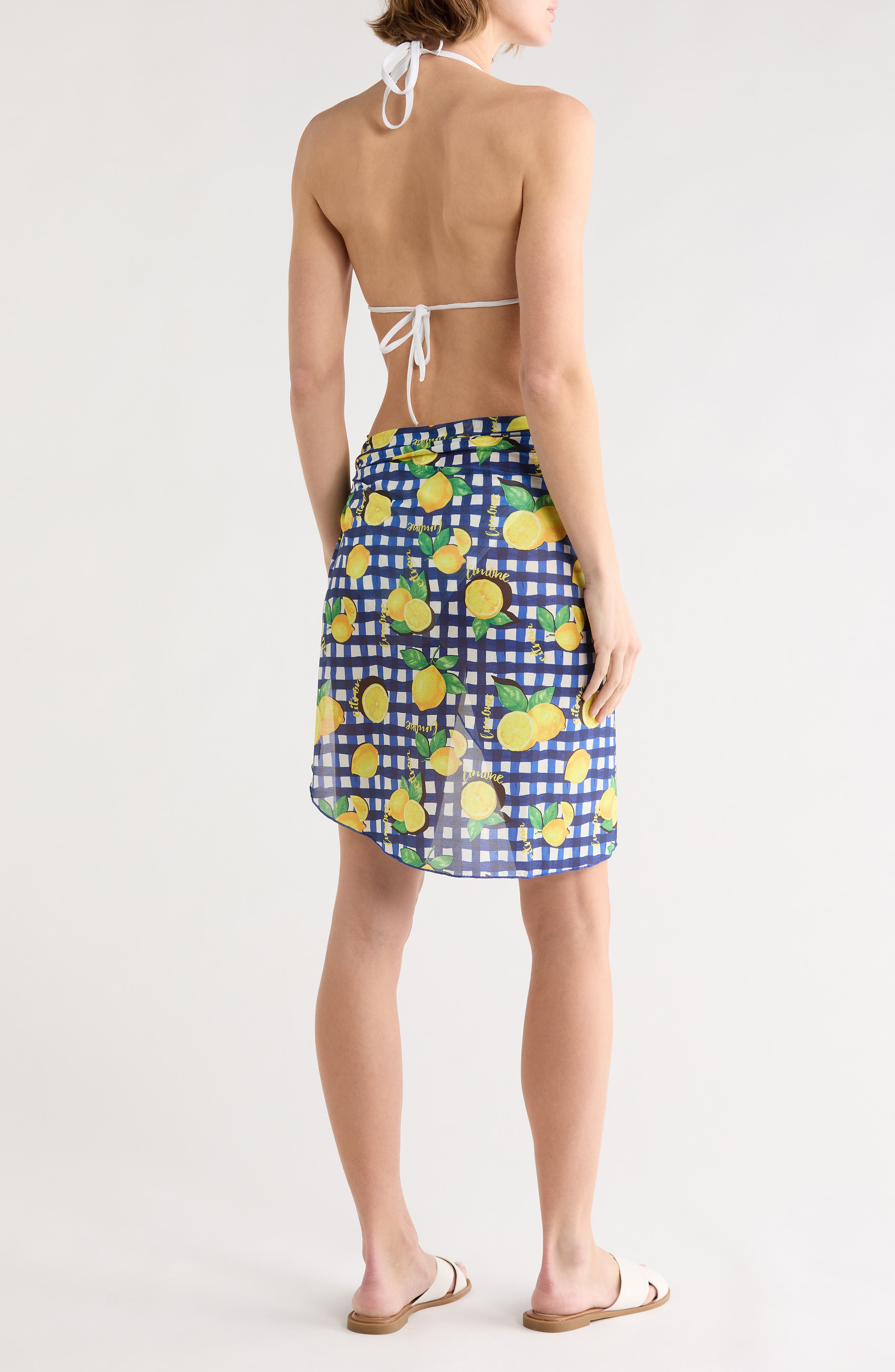 Printed Mesh Sarong - image 4