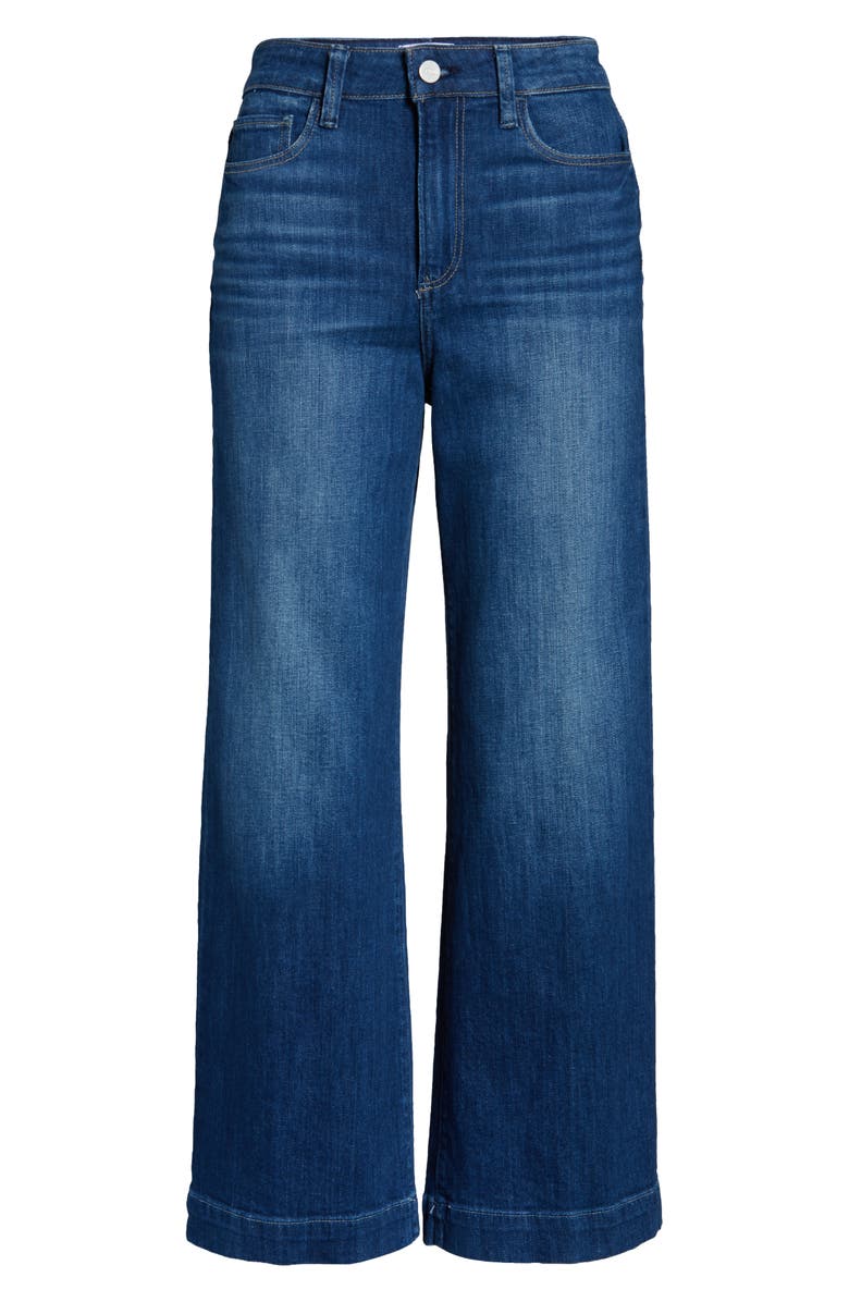 PAIGE Anessa High Waist Crop Wide Leg Jeans, Alternate, color,