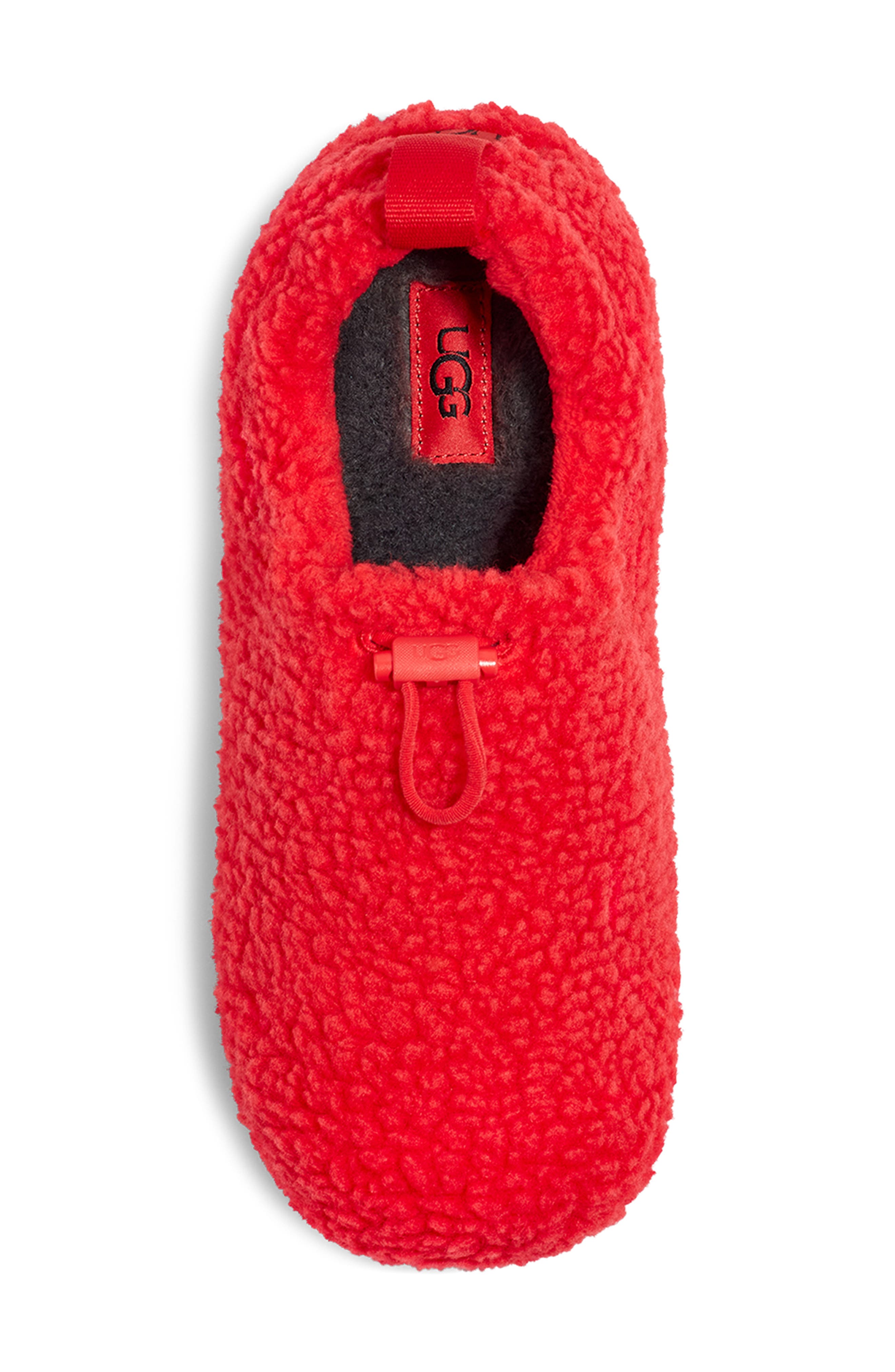 Plushy Slipper, Alternate, color, CHERRY PIE