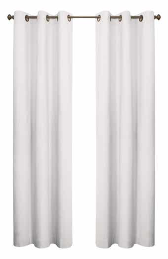 Outdoor Decor by Commonwealth Set of 2 Cotton Curtain Panels