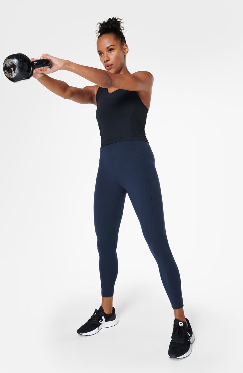 Sweaty Betty Athlete Crop Seamless Tank Top, Alternate, color,