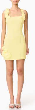 Elliatt Trompe Floral Sleeveless Minidress