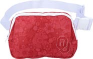 ZOOZATZ Oklahoma Sooners Floral Print Fanny Pack