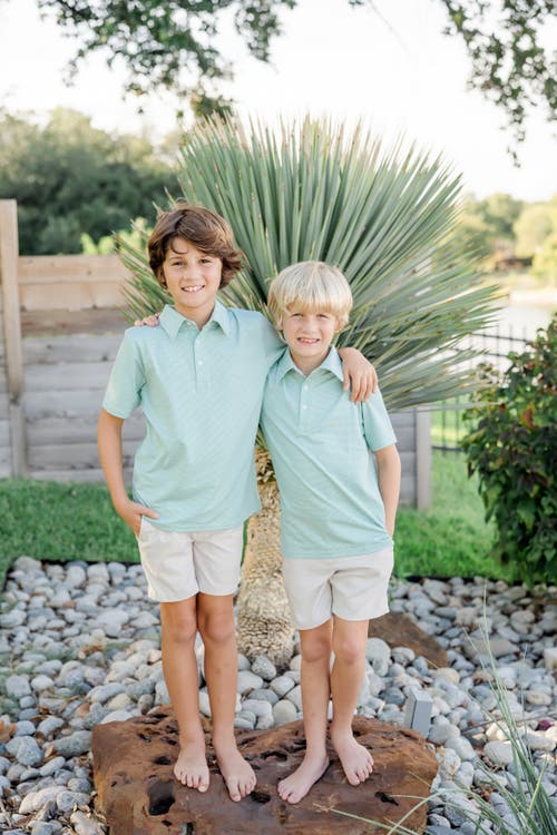 LILA AND HAYES LILA AND HAYES WILL BOYS' GOLF POLO SHIRT BY LH SPORT 