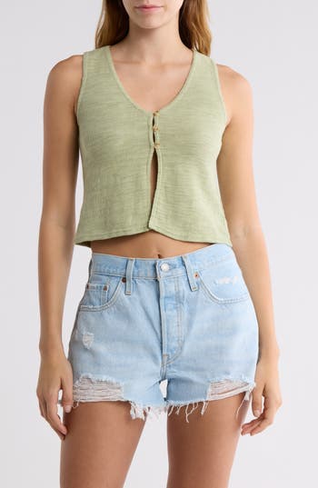 Billabong Bren Sweater Vest In Green