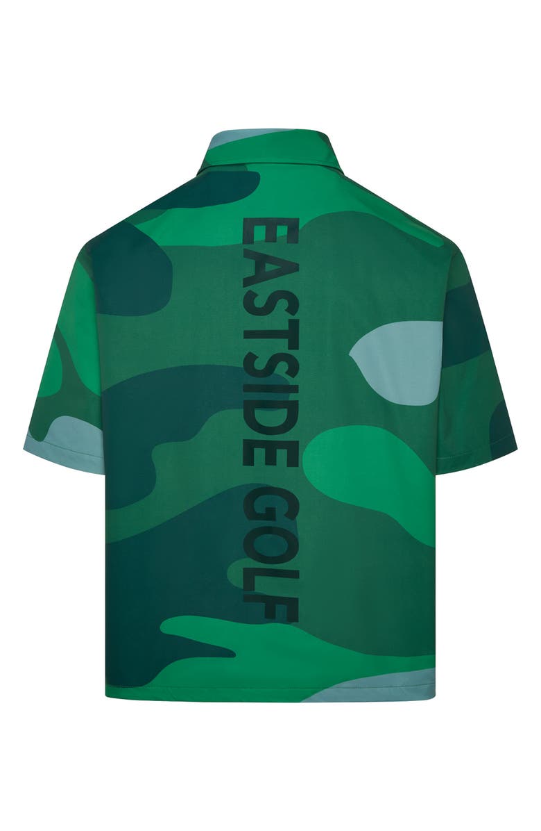 Eastside Golf Breaker Camouflage Performance Golf Polo, Alternate, color, Verde